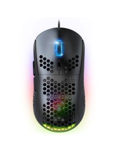 PRO-M4 DARK ratón Juego mano derecha USB tipo A Óptico 12800 DPI