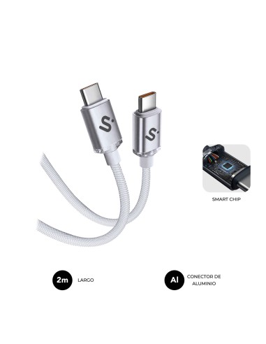 CABLE OPTIMUS 60W C-C 2m WHITE
