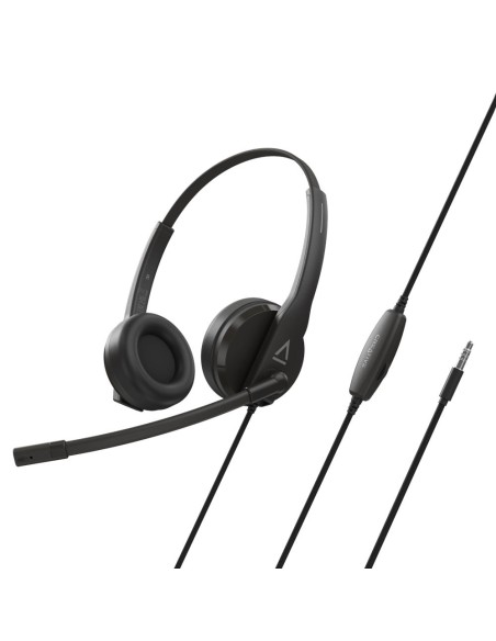 HS-230 Auriculares Alámbrico Diadema Llamadas/Música USB tipo A Negro