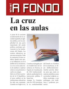 La cruz en las aulas