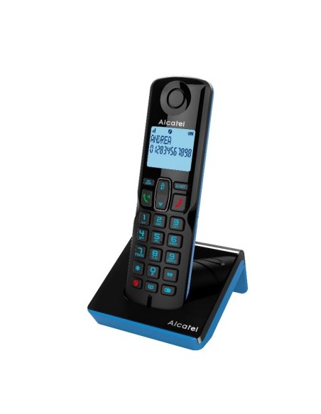 S280 SOLO BLUE Teléfono DECT Identificador de llamadas Negro, Azul
