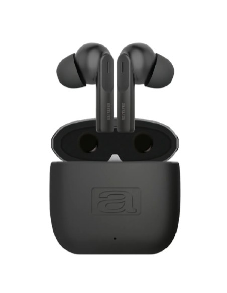 EBTW-200 auricular y casco Auriculares True Wireless Stereo (TWS) Dentro de oído Llamadas/Música USB Tipo C Bluetooth Negro