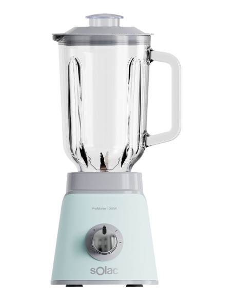 ProMixter 1000 1,5 L Batidora de vaso 1000 W Gris, Color menta, Transparente