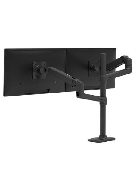 LX Series LX Dual Stacking Arm, Tall Pole, Matte Black 101,6 cm (40") Negro Escritorio