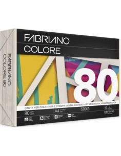 PAQUETE A4 500H 80G FABRIANO COLORE MARFIL