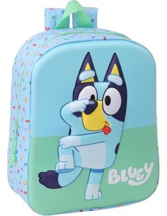 MOCHILA GUARDERIA 3D BLUEY 3D 22x27x10cm