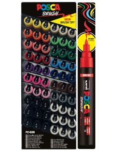 Exp 60 marcador uni posca brush PC 5BR punta 1 4mm colores surtidos
