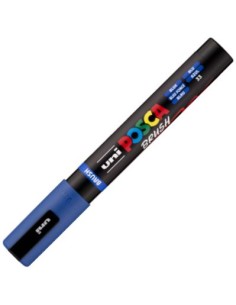 MARCADOR UNI POSCA BRUSH PUNTA 1 4MM PC 5BR COLOR AZUL
