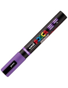 MARCADOR UNI POSCA BRUSH PUNTA 1 4MM PC 5BR COLOR VIOLETA