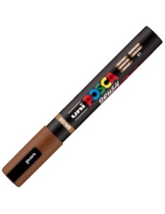 MARCADOR UNI POSCA BRUSH PUNTA 1 4MM PC 5BR COLOR MARRON