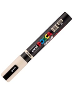 MARCADOR UNI POSCA BRUSH PUNTA 1 4MM PC 5BR COLOR BEIGE
