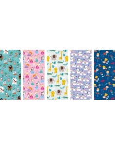 EXP 50 ROLLITOS 70X200CM PAPEL DE REGALO INFANTIL