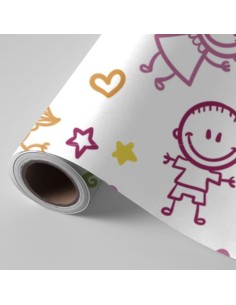 BOBINA PAPEL REGALO FANTASIA INFANTIL 31CMX2KG