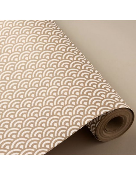 BOBINA PAPEL REGALO FANTASIA KRAFT RECICLADO 31CMX2KG