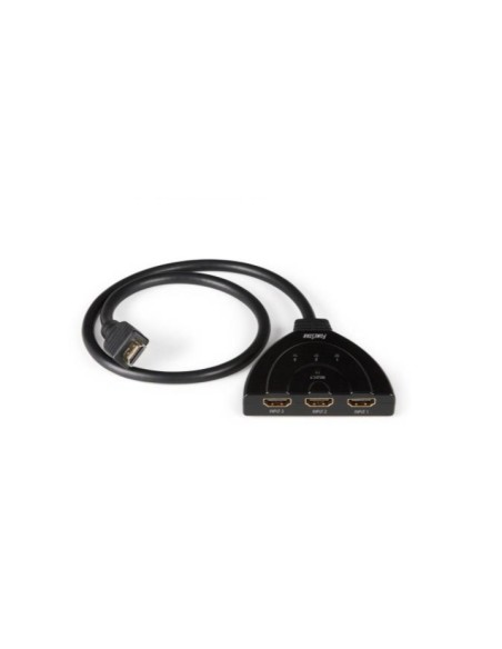 FO-373 cable HDMI 0,5 m HDMI tipo A (Estándar) 3 x HDMI Type A (Standard) Negro