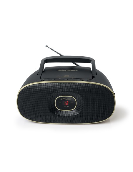 MD-202 VT Analógica FM, MW Negro, Oro