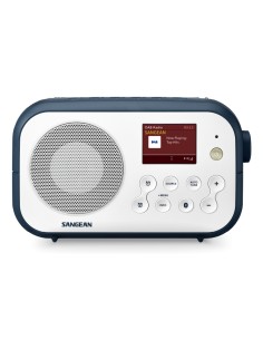 DPR-42BT Portátil Analógico y digital Azul, Blanco