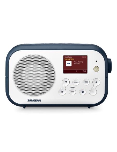 DPR-42BT Portátil Analógico y digital Azul, Blanco