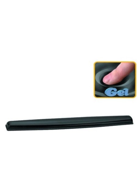 REPOSAMUNECAS PARA TECLADO DE GEL CRISTAL COLOR NEGRO