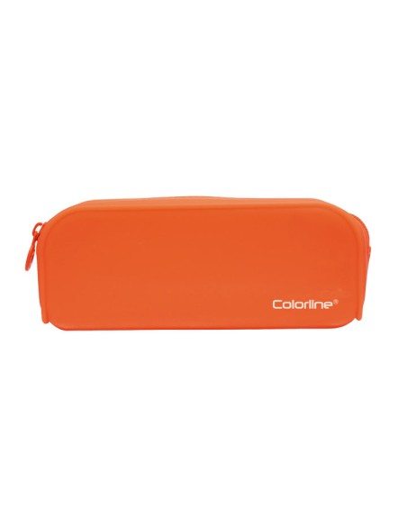 PORTATODO OFFICE BOX SILICONA RECTANG. NARANJA