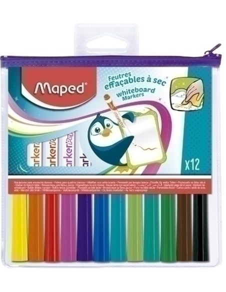 ROTUL.PIZAR.MAPED FUN COLOR est.12 - Pack de 12 unidades