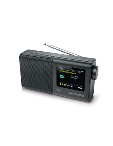 M-117 DB radio Portátil Digital Negro