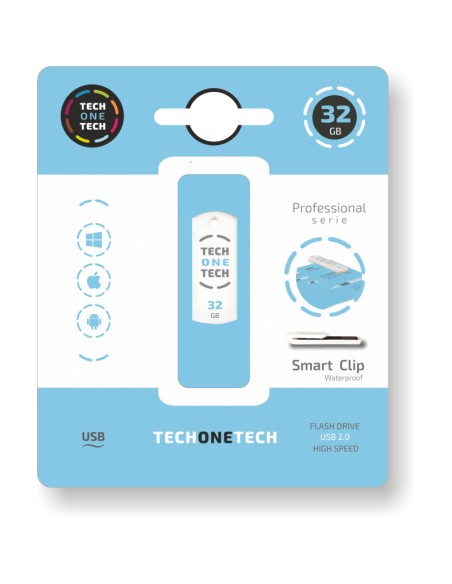 TEC3003-32 unidad flash USB 32 GB USB tipo A 2.0 Blanco