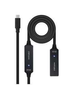 10.01.1312 cable USB USB 3.2 Gen 1 (3.1 Gen 1) 10 m USB C Negro
