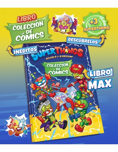 Libro Coleccionista Comics Superthings Neon Power