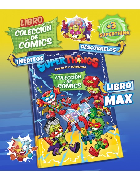 Libro Coleccionista Comics Superthings Neon Power