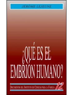 Que es el embrion humano 
