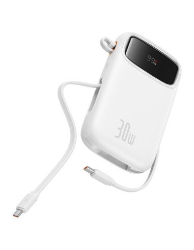 QPow2 Polímero de litio 10000 mAh Blanco