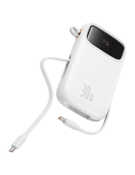 QPow2 Polímero de litio 10000 mAh Blanco