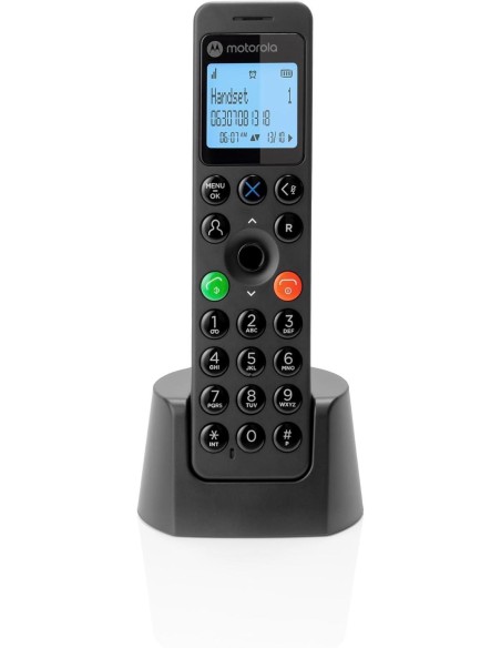 DOT201 Teléfono DECT Identificador de llamadas Negro