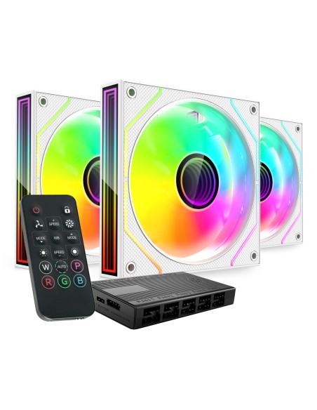 MF3DPROKITW sistema de refrigeración para ordenador Carcasa del ordenador Ventilador 12 cm Blanco