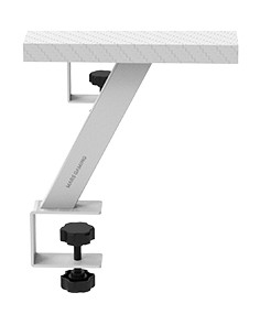 MGDS, Soporte Elevador Monitor, Eleva el Monitor 17cm, Soporte de Mesa Ergonómico en Acero, Tablero Fibra Carbono 60x20cm, Sopor