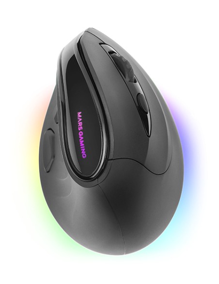MM-SK, Ratón Gaming Inalámbrico Vertical, Diseño Ergonómico, Iluminación RGB Chroma, Sensor Óptico Pixart 8400DPI, Switches Mecá MM-SK, Ratón Gaming Inalámbrico Vertical, Diseño Ergonómico, Iluminación RGB Chroma, Sensor Óptico Pixart 8400DPI, Switches Mecá