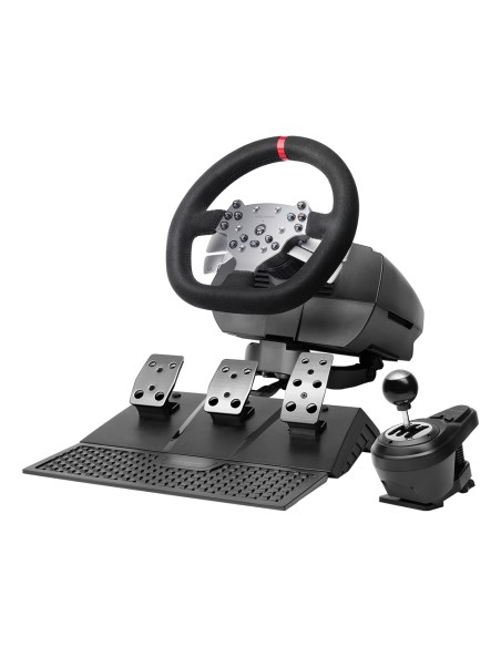 MWHRSX mando y volante Negro Volante + Pedales Analógico/Digital Android, PC, PlayStation 4, Xbox Series S, Xbox Series X, iOS