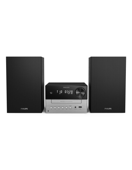 TAM3205M2/77 sistema de audio para el hogar Microcadena de música para uso doméstico 20 W Negro, Plata