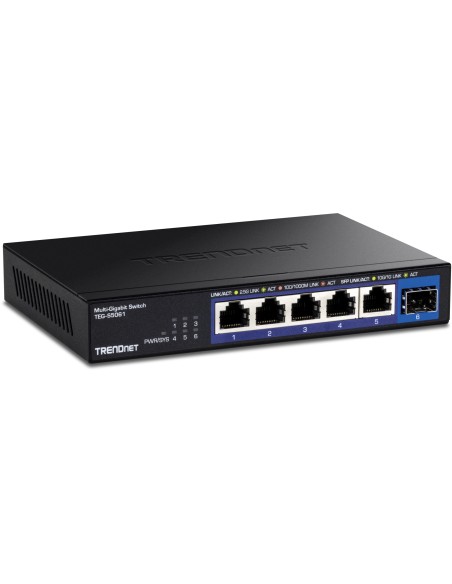 TEG-S5061 switch No administrado 2.5G Ethernet (100/1000/2500) Negro