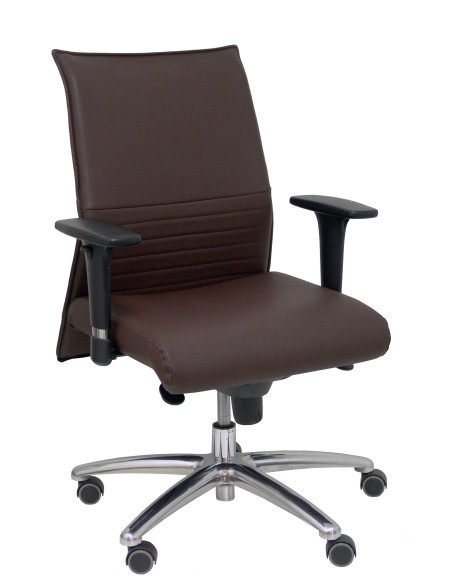 Sillón Albacete confidente similpiel chocolate