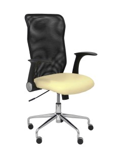 Silla Minaya similpiel crema