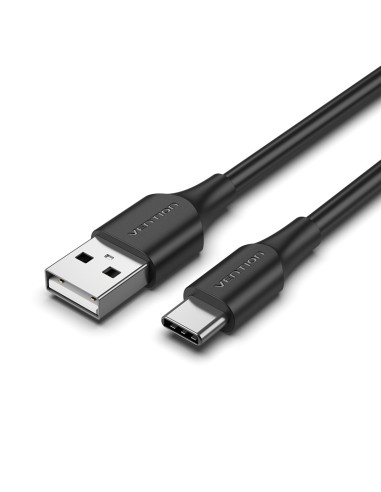 Cable USB 2.0 3A CTHBD/ USB Tipo-C Macho - USB Macho/ 50cm/ Negro