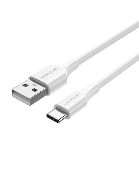 Cable USB 2.0 3A CTHWF/ USB Tipo-C Macho - USB Macho/ 1m/ Blanco