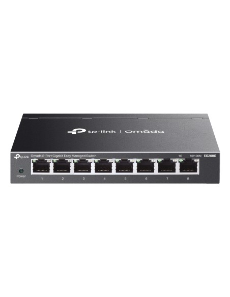 Omada ES208G switch Gestionado L2 Gigabit Ethernet (10/100/1000) Negro