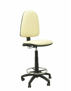 Taburete Ayna similpiel crema