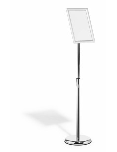 479823 portacartel y stand de información A4 Aluminio, Plástico, Acero Plata