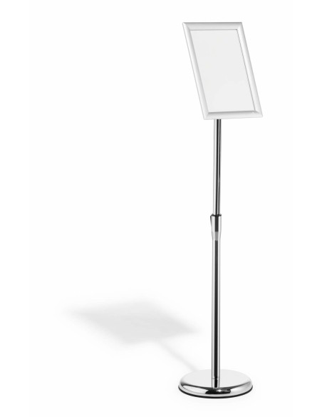 479823 portacartel y stand de información A4 Aluminio, Plástico, Acero Plata