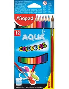 Color'Peps Aqua laápiz de color Multi 12 pieza(s)