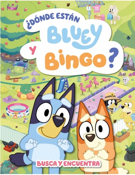 Bluey Actividades Donde estan Bluey y Bingo Edicion en espanol